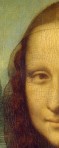 Mona Lisa, vänster ansiktshalva